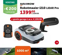AVEVE Robotmaaier i210 LiDAR Pro aanbieding