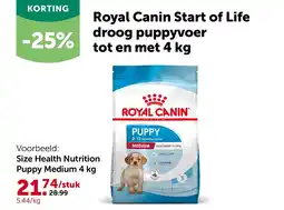 AVEVE Size Health Nutrition Puppy Medium 4 kg aanbieding