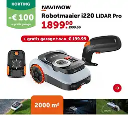 AVEVE Robotmaaier i220 LiDAR Pro aanbieding