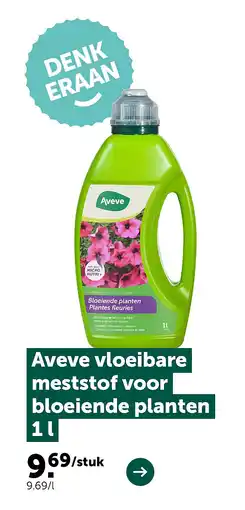 AVEVE Aveve vloeibare meststof voor bloeiende planten 1 l aanbieding
