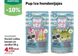 AVEVE Rocket Lollies banaan en aardbei 90 g aanbieding