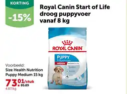 AVEVE Size Health Nutrition Puppy Medium 15 kg aanbieding