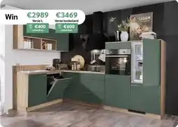 Crack Win Versie kookeiland aanbieding