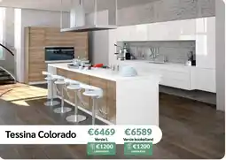 Crack Tessina Colorado Versie kookeiland aanbieding