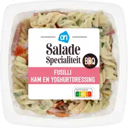 Albert Heijn AH Fusilli met yoghurtdressing en ham bel aanbieding