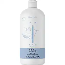 Albert Heijn Naïf Baby & kids relaxing bath foam aanbieding