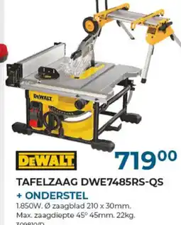 Meno Pro TAFELZAAG DWE7485RS-QS + ONDERSTEL aanbieding