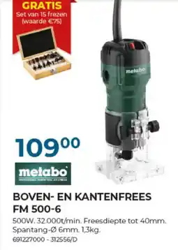 Meno Pro BOVEN- EN KANTENFREES FM 500-6 aanbieding