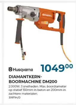 Meno Pro DIAMANTKERN BOORMACHINE DM200 aanbieding