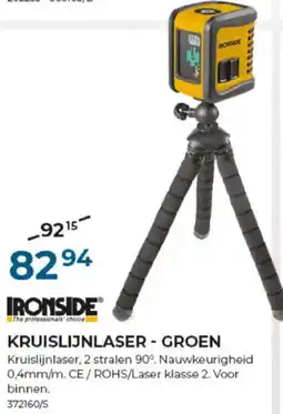 Meno Pro KRUISLIJNLASER GROEN aanbieding