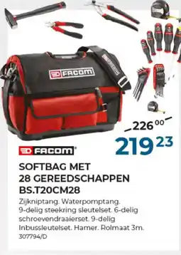 Meno Pro SOFTBAG MET 28 GEREEDSCHAPPEN aanbieding
