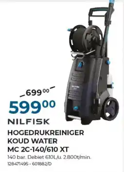 Meno Pro HOGEDRUKREINIGER KOUD WATER MC 2C-140/160 XT aanbieding