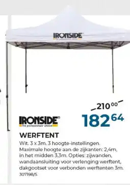 Meno Pro WERFTENT aanbieding