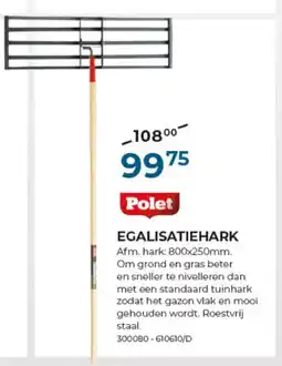 Meno Pro EGALISATIEHARK aanbieding
