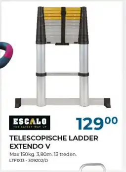 Meno Pro TELESCOPISCHE LADDER EXTENDO V aanbieding