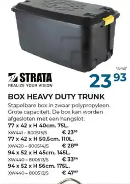 Meno Pro BOX HEAVY DUTY TRUNK aanbieding