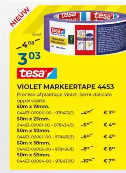 Meno Pro VIOLET MARKEERTAPE 4453 aanbieding