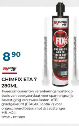 Meno Pro CHIMFIX ETA 7 aanbieding