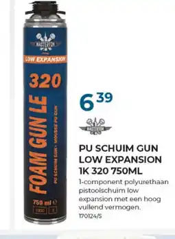 Meno Pro PU SCHUIM GUN LOW EXPANSION aanbieding