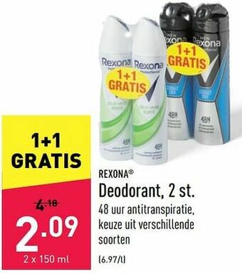 ALDI Deodorant aanbieding