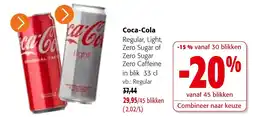 Colruyt Coca-Cola aanbieding
