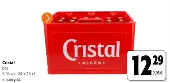 Colruyt Cristal pils aanbieding