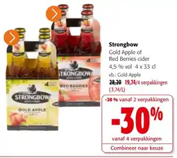 Colruyt Strongbow aanbieding