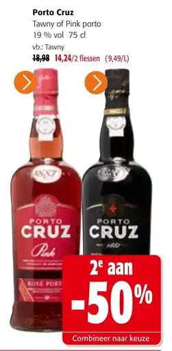 Colruyt Porto Cruz Tawny of Pink porto aanbieding