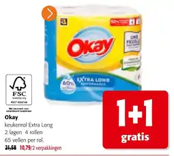 Colruyt Okay keukenrol Extra Long aanbieding