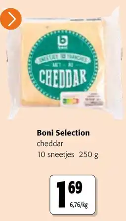 Colruyt Boni Selection cheddar aanbieding