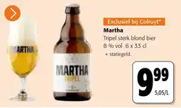 Colruyt Martha Tripel sterk blond bier aanbieding