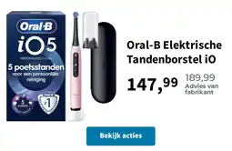 Plein.nl Oral-B Elektrische Tandenborstel iO aanbieding
