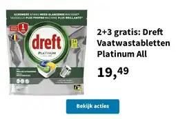 Plein.nl Dreft Vaatwastabletten Platinum All aanbieding