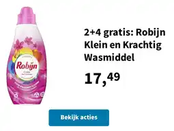 Plein.nl Robijn Klein en krachtig Wasmiddel aanbieding