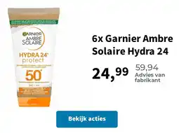Plein.nl Garnier Ambre Solaire Hydra 24 aanbieding