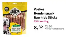 Plein.nl Voskes Hondensnack Rawhide Sticks aanbieding