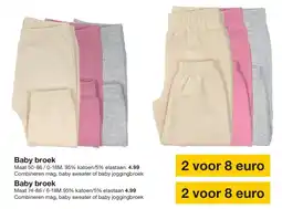 Zeeman Baby broek aanbieding