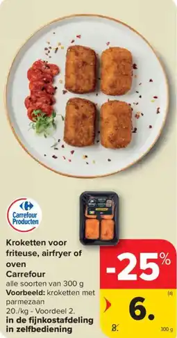 Carrefour Market Kroketten voor Friteuse, Airfryer of Oven Carrefour aanbieding