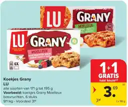 Carrefour Market Koekjes Grany LU aanbieding