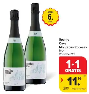 Carrefour Market Spanje Cava Montañas Rocosas Brut aanbieding