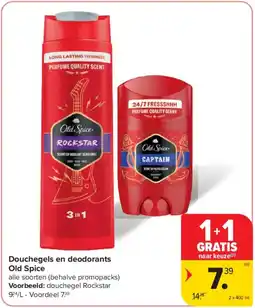 Carrefour Market Douchegels en deodorants Old Spice aanbieding