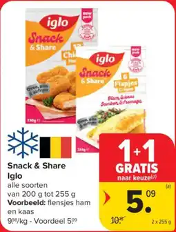 Carrefour Market Snack & Share Iglo aanbieding