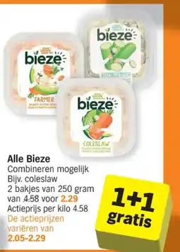 Albert Heijn Alle Bieze aanbieding