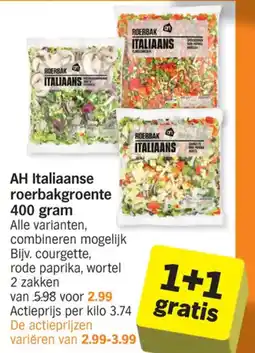 Albert Heijn AH Italiaanse roerbakgroente aanbieding
