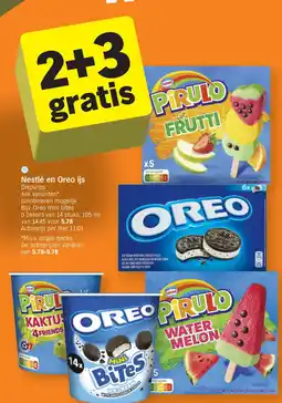 Albert Heijn Nestlé en Oreo ijs aanbieding