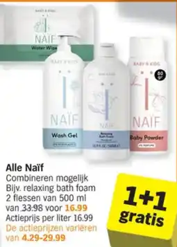 Albert Heijn Alle Naïf aanbieding