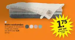 Albert Heijn Walra washandjes aanbieding