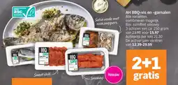 Albert Heijn AH BBQ vis en garnalen aanbieding
