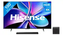 Coolblue Hisense 100 PRO QLED E7Q (2025) + Hisense AX3120Q aanbieding