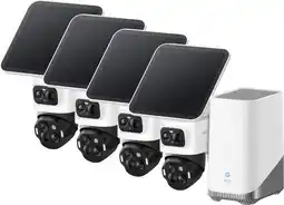 Coolblue Eufycam S4 4-pack + Homebase 3 aanbieding